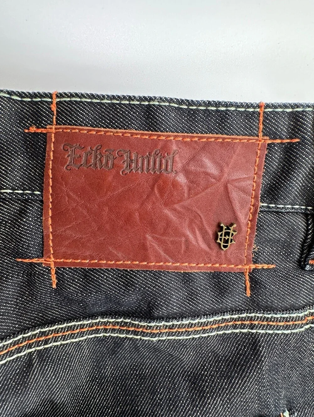 Ecko Unltd 1972 Relaxed Fit Jeans Style 35427 Dark Wash Size 36 X 32